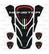 Paraserbatoio DUCATI Corse monster nero "top wings" black TANK PAD + 4 free