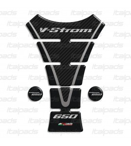 Paraserbatoio per SUZUKI V-Strom 650 nero+carbon look "Texas" 2P