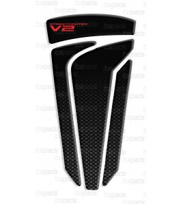 Schwarz/Carbon Tankpad für Ducati V2 StreetFighter