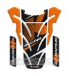 Paraserbatoio resinato per KTM NERO/ARANCIONE  "TOP wings"